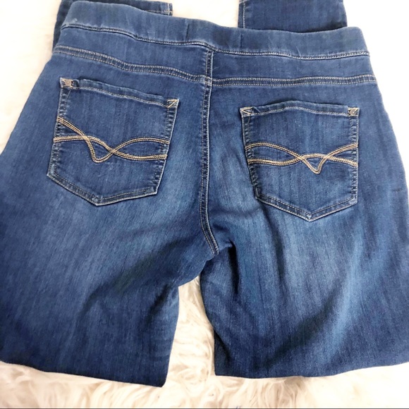 Wallflower Pull On Elastic Skinny Jeans L - Picture 3 of 6
